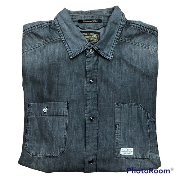 Los Angeles Third & Army Denim Co. Men’s Laundered Shirt - Picture 11 of 12